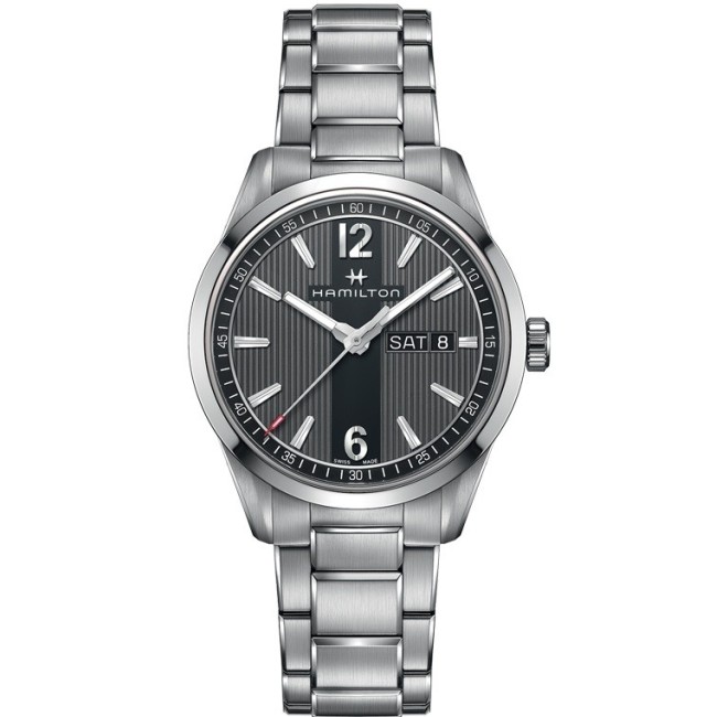 Orologio Hamilton Broadway Day Date Quartz nero - H43311135