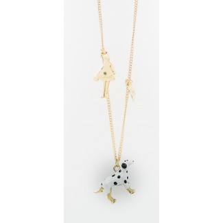 Collana Le Carose con pendente cane dalmata