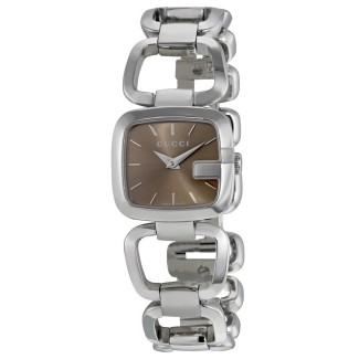 Gucci Uhr der Frauen G-Gucci kleine braun-YA125507