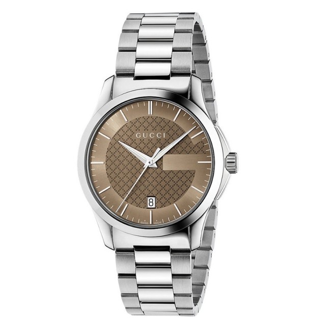 Orologio Gucci G-Timeless Medium marrone - YA126445