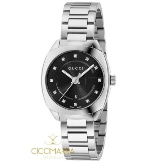 Orologio donna Gucci GG2570 Nero Brillanti - YA142503