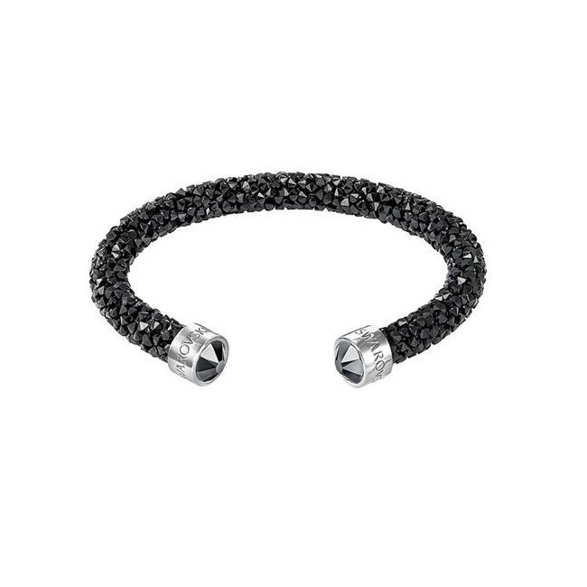 Swarovski Crystaldust bracciale 1giro Black M