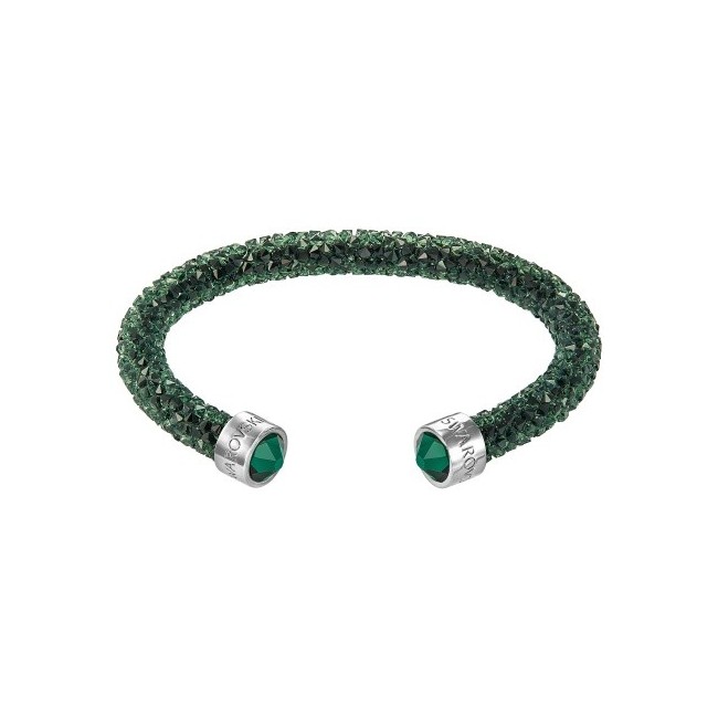 Swarovski Crystaldust bracciale 1giro Green S