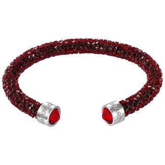 Swarovski Crystaldust bracciale 1giro Red S
