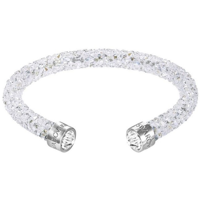 Swarovski Crystaldust bracciale 1giro White S
