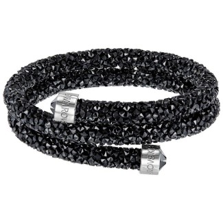 Crystaldust double Armband Swarovski schwarz M