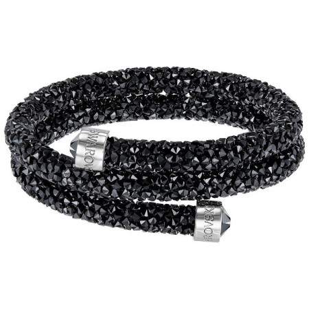 Swarovski Crystaldust bracciale doppio giro Black S
