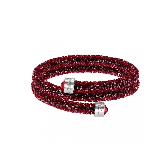 Crystaldust double Armband Swarovski rot M