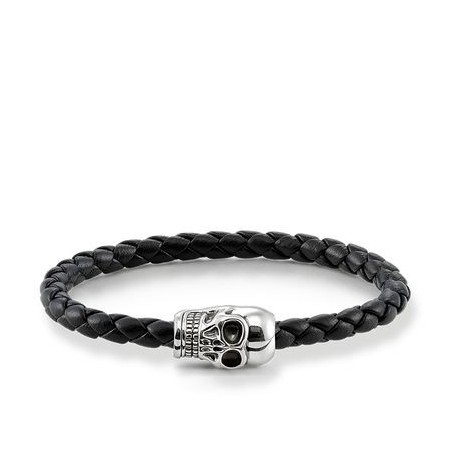Thomas Sabo bracelet leather skull-UB001082311L19