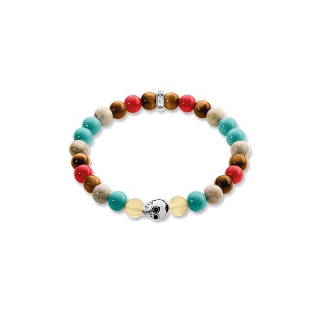 Bracciale Thomas Sabo multicolor e multimateriale - A15148837L