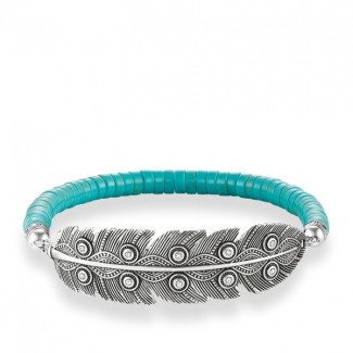 Bracciale Thomas Sabo Piuma Etnica - LBA009764617L16