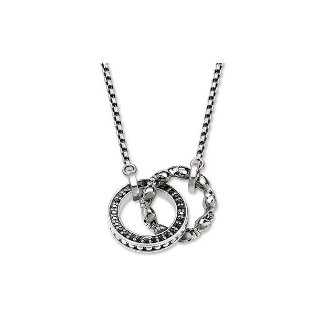 Thomas Sabo necklace with pave skull - KE149864311L