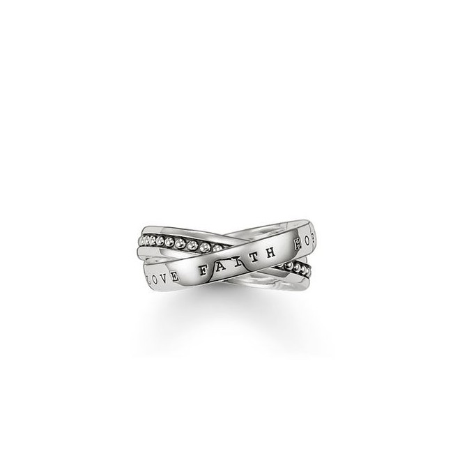 Thomas Sabo Doppel-Ring mit Gravur