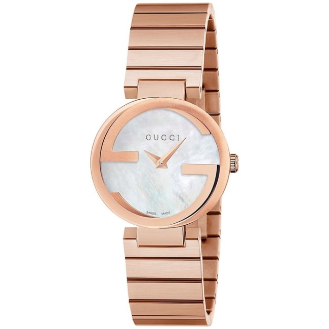 Orologio Gucci Interlocking small Pvd Rosè- YA133515