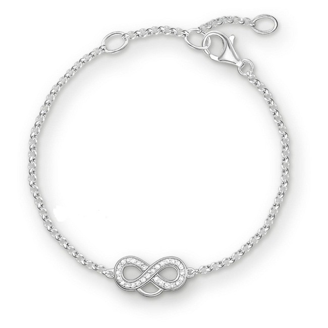 Bracciale Thomas Sabo Infinito pavè - X020305114L195V