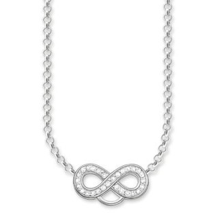 Thomas Sabo necklace Infinity pave - X020505114L42V