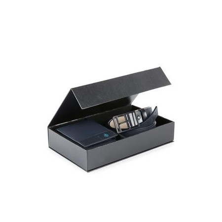 Geschenkbox mit Gürtel und Geldbörse Puls-CUBOX07P15/BLU3