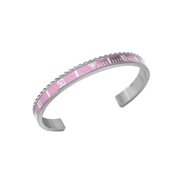 Bracciale Speedometer Pink in acciaio rosa
