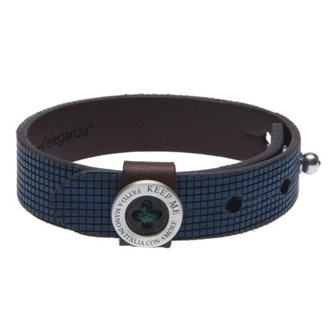 Bracciale uomo Keep Me classe e spiritualità blu - KMMUSCS