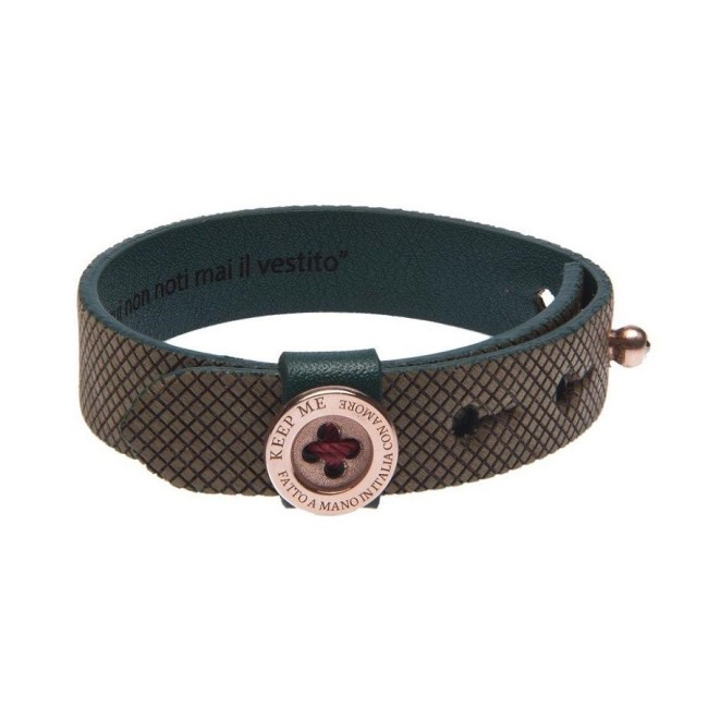 Bracciale uomo Keep Me eleganza e sobrietà verdone - KMMUSES