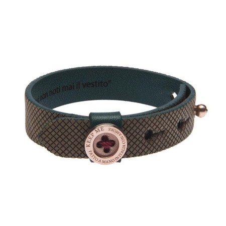 Bracciale uomo Keep Me eleganza e sobrietà verdone - KMMUSES