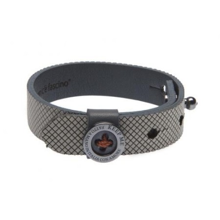 Verzauberung und Bettelarmband KMMUSIF-graue Mann halten mich