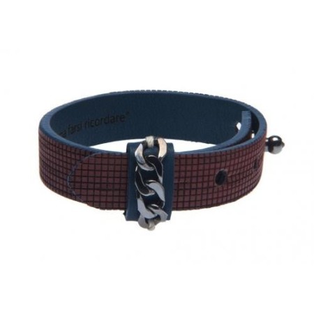 Bracciale uomo Keep Me pensieri e ricordi bordeaux - KMMUSPR