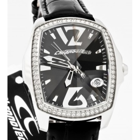 Chronotech Lady rhinestone black Prism-CT. 7896LS-07