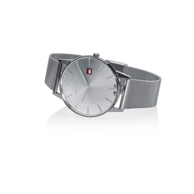 Vintage Uhrmacher Milano Silber mit mesh