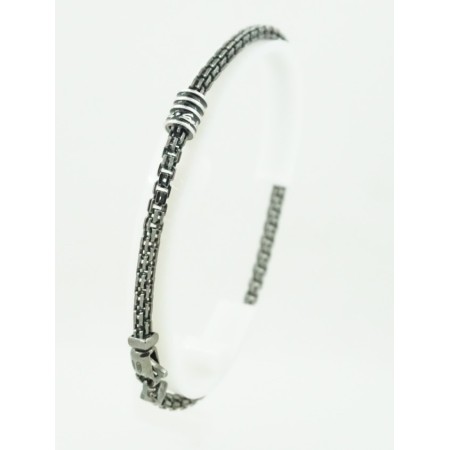 Plaid Salvini-burnished chain bracelet 20071763