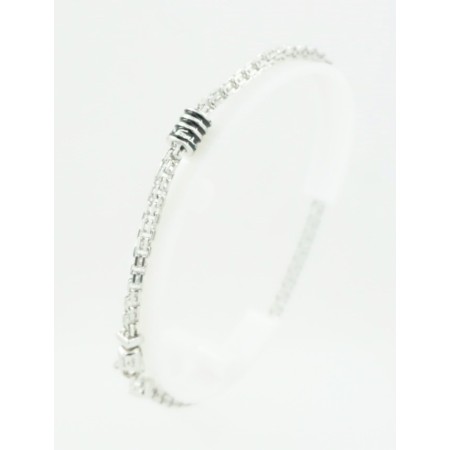 Karierte Salvini Kette Armband mit Logo-20071762