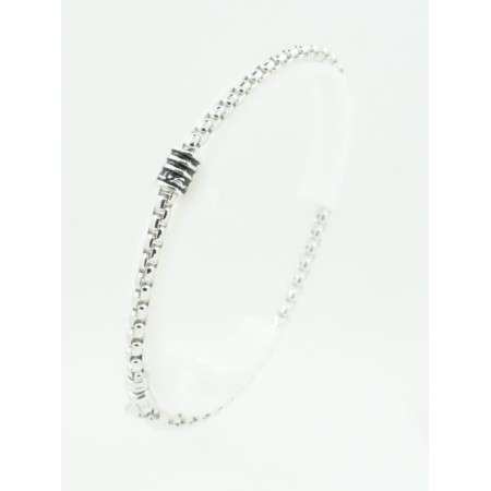  Men's Salvini bracelet with venetian chain and logo - 20071764