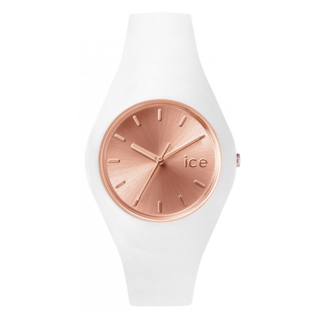 Orologio Ice Glam bianco e quadrante rosè