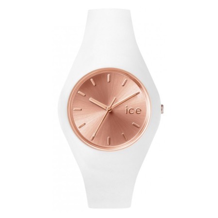 Orologio Ice Glam bianco e quadrante rosè