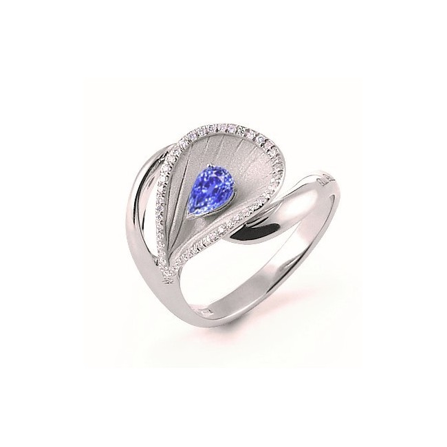 Annamaria Cammilli Premier ring with Diamonds and Sapphire GAN2075W