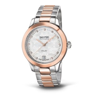 Rose gold und Stahl Damenuhr Eberhard Aiglon-42035. S