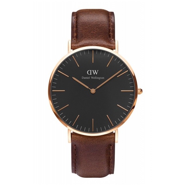 Orologio Daniel Wellington Bristol rosè nero 40mm