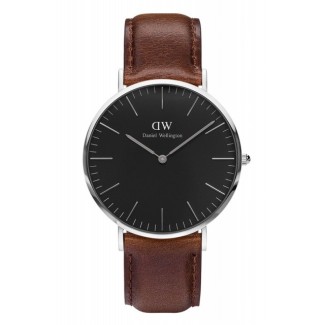 Orologio Daniel Wellington Bristol silver nero 40mm