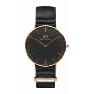 Daniel Wellington Cornwall Watch rosé black 36mm