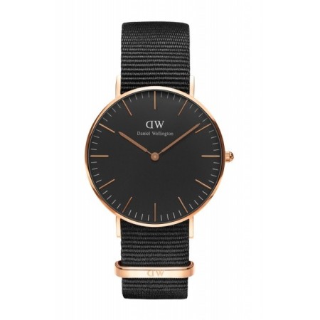 Daniel Wellington Cornwall Watch rosé black 36mm