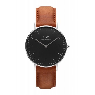 Orologio Daniel Wellington Durham silver nero 36mm