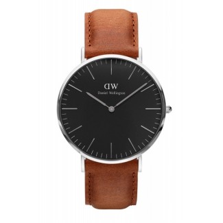 Orologio Daniel Wellington Durham silver nero 40mm