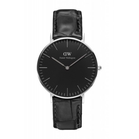 Orologio Daniel Wellington Reading silver nero 36mm