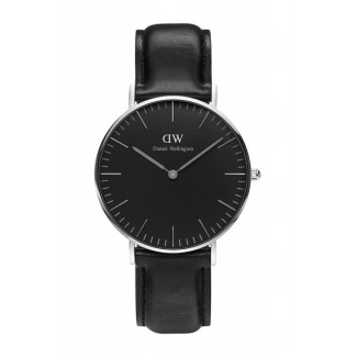 Daniel Wellington Sheffield Uhr silber schwarz 36mm