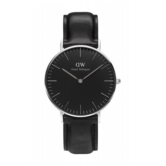 Daniel Wellington Sheffield Watch silver black 36mm