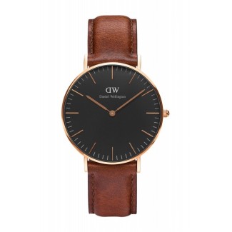 Orologio Daniel Wellington St Mawes rosè nero 36mm