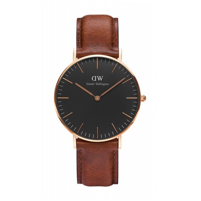  Daniel Wellington St Mawes beobachten rosé schwarz 36mm