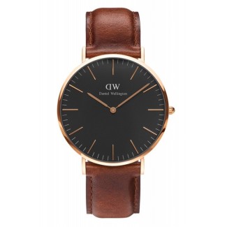 Orologio Daniel Wellington St Mawes rosè nero 40mm