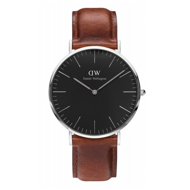 Daniel Wellington St Mawes Watch silver black 40mm