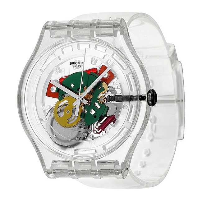 Swatch New Gent Ghost Skeleton Dial Plastic-SUOK111